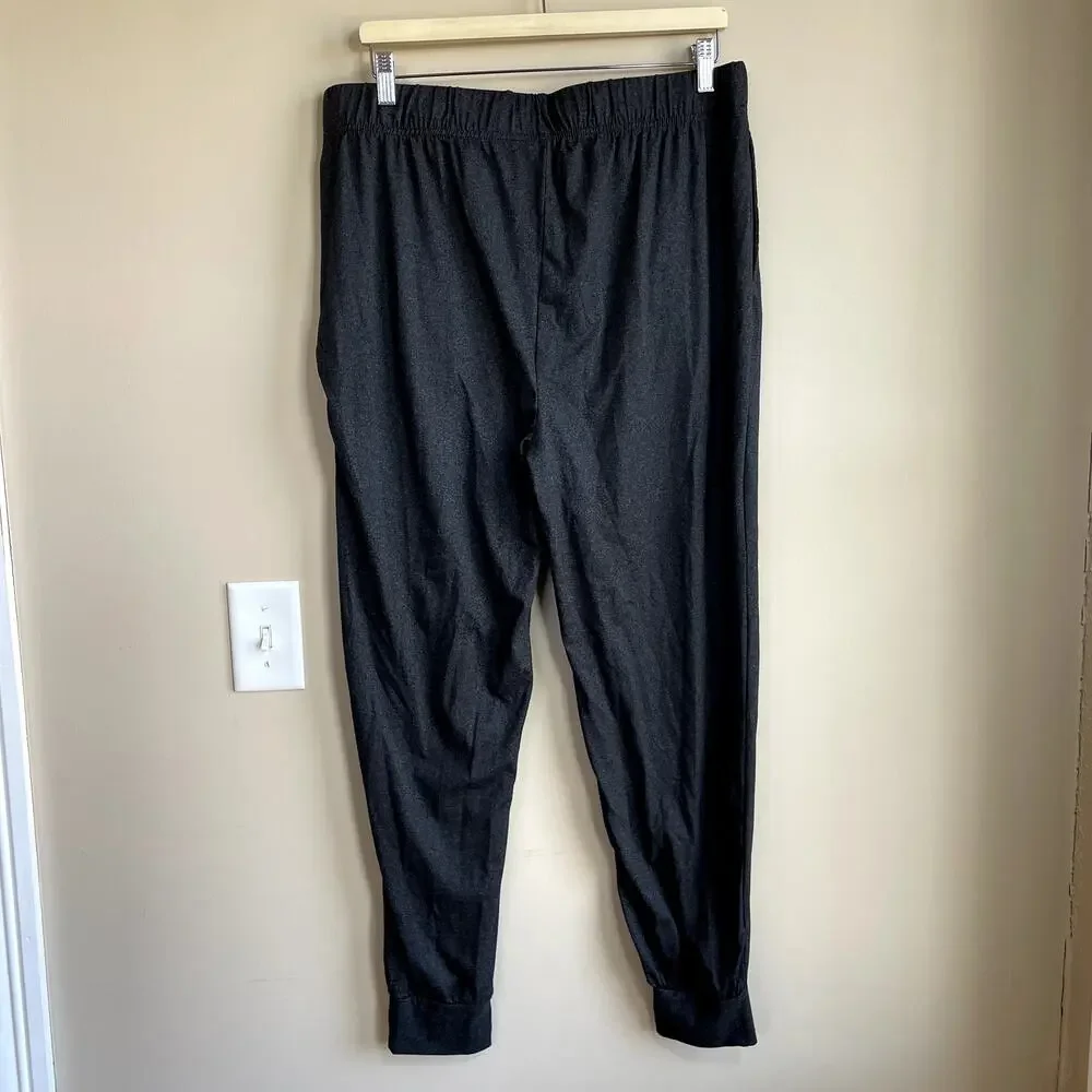 True‎ Religion buddha loungewear men's size medium gray sweatpants elastic waist